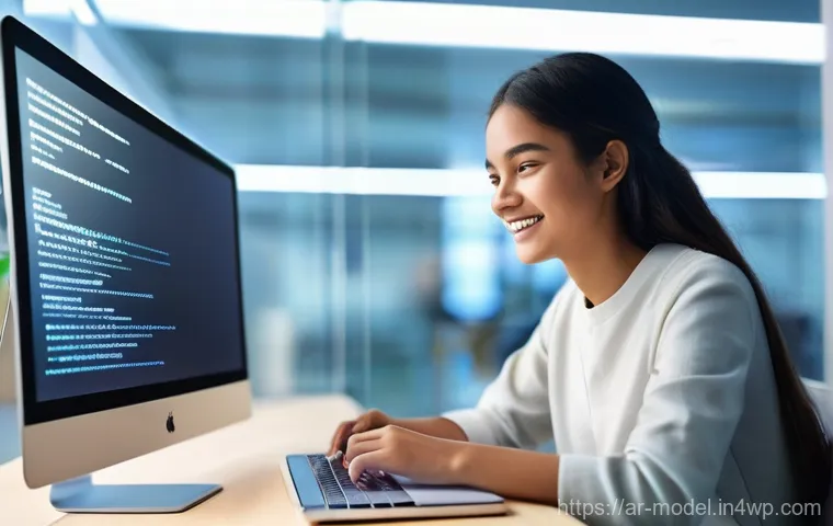 AI를 활용한 맞춤형 학습 경험 - **Prompt: Personalized Learning Assistant**
    "A bright, naturally lit modern study space. A focus...