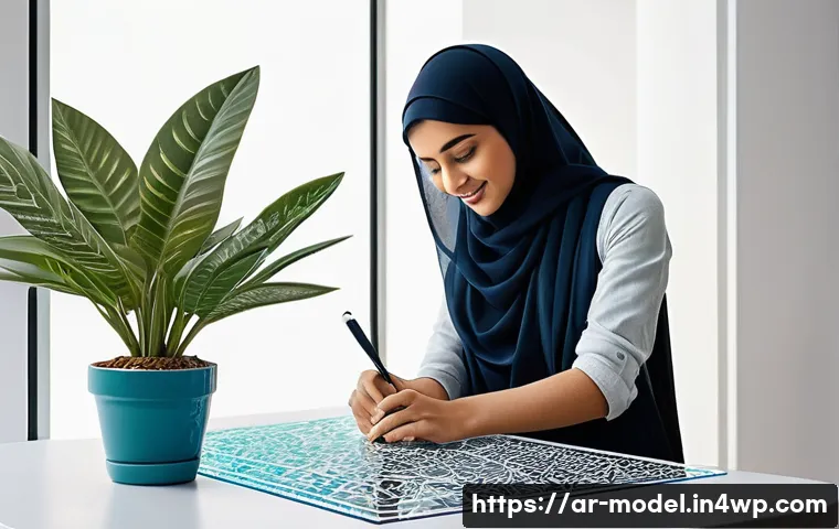 인간 AI 협력의 기초 이론 - **Prompt:** "A vibrant, modern Arab art studio, bathed in warm, natural sunlight filtering through l...